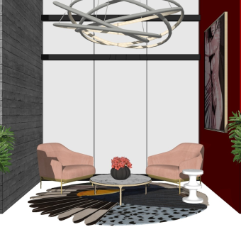 精品客厅设计家具模型 (58)